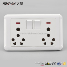 အမြန်ပို့ဆောင်မှုစိတ်ကြိုက်ဒီဇိုင်း White Switch နှင့် Socket